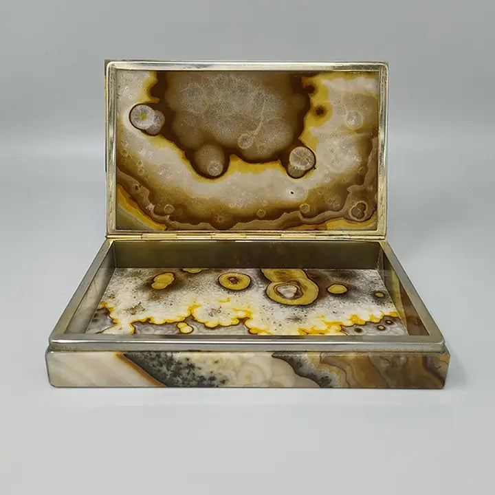 Italian Onyx Box – Smooth Finish & Striking Natural Beauty