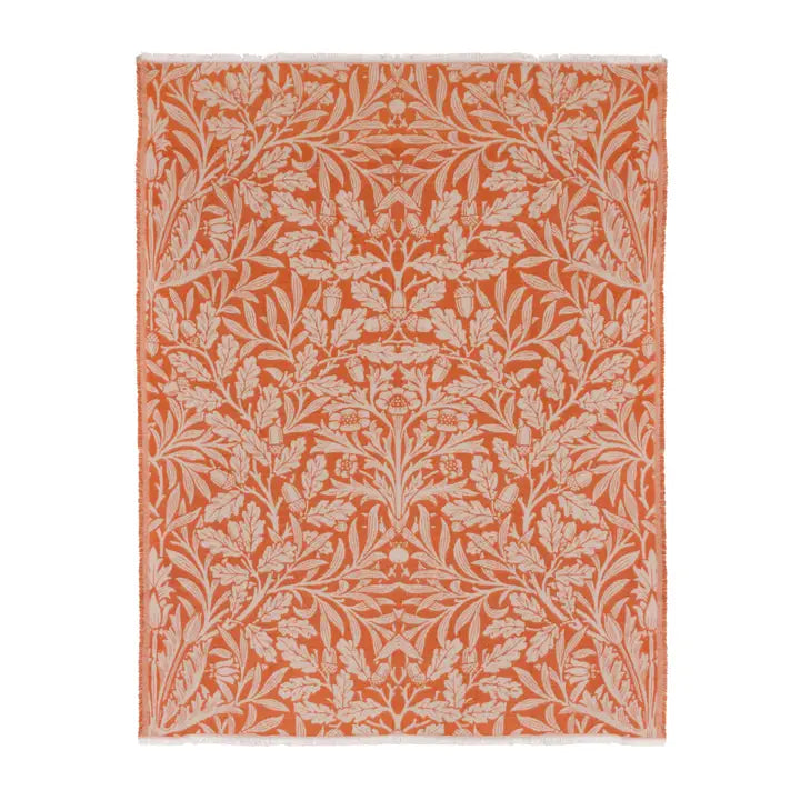 Acorn Tonal Jacquard Throw Brick