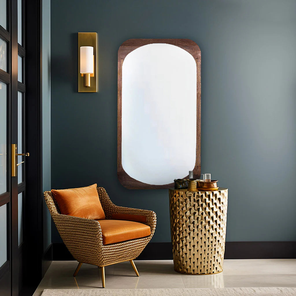Naaz Carved Wooden Mirror