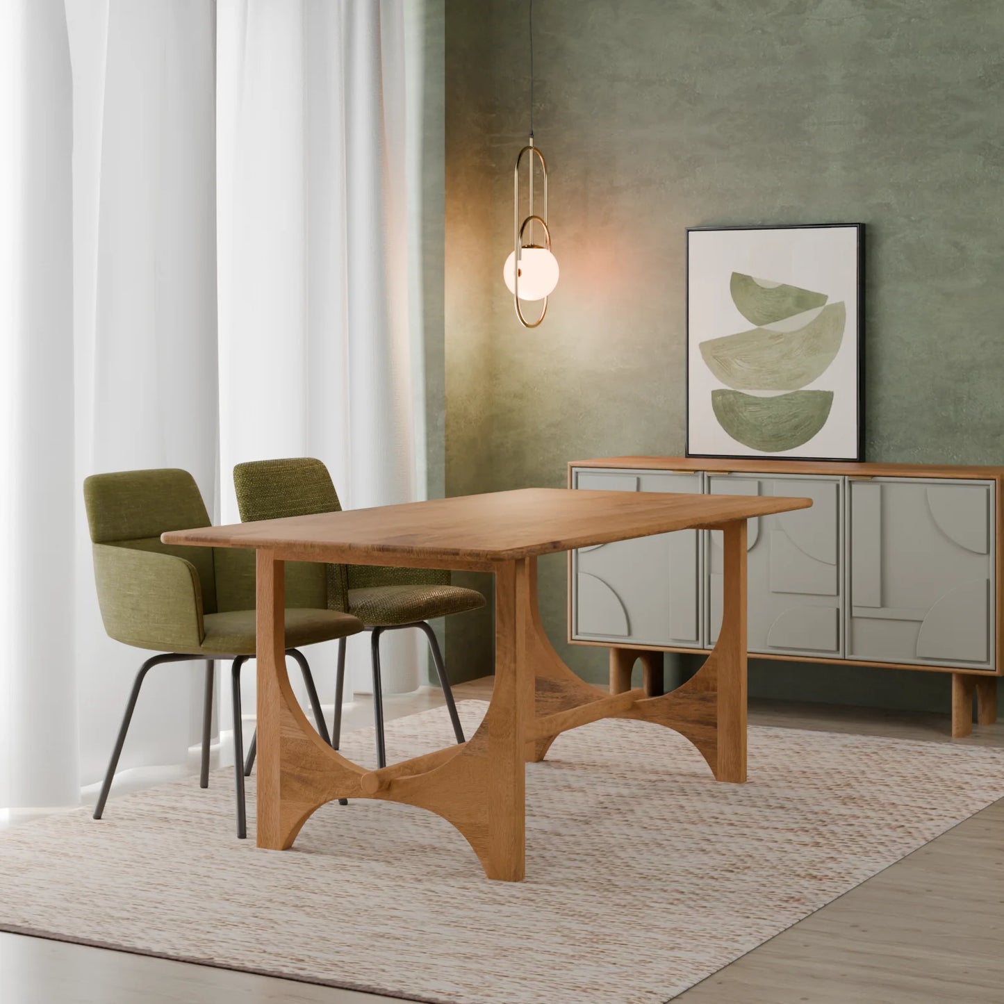 Haven Mango Wood Dining Table