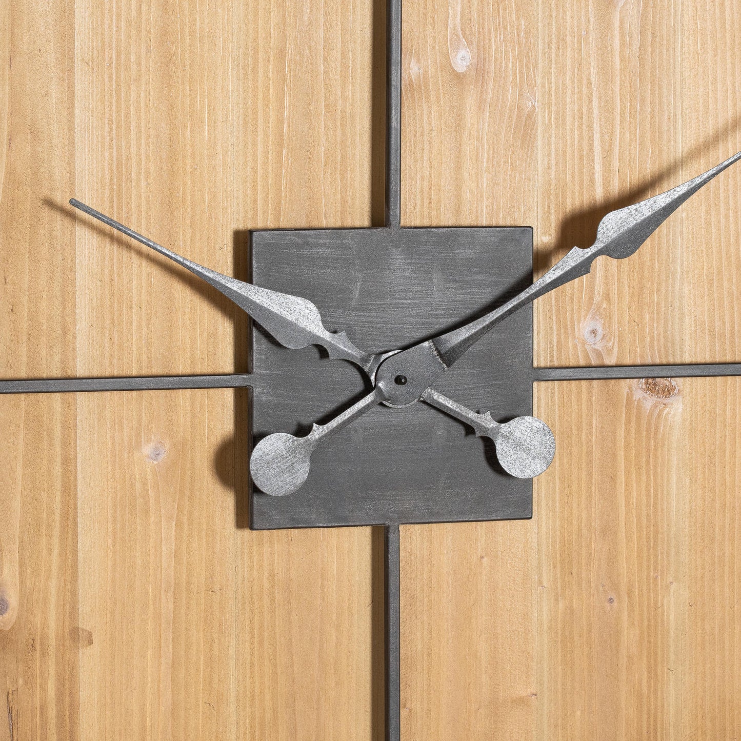 Norwood Square Wooden Wall Clock - Large