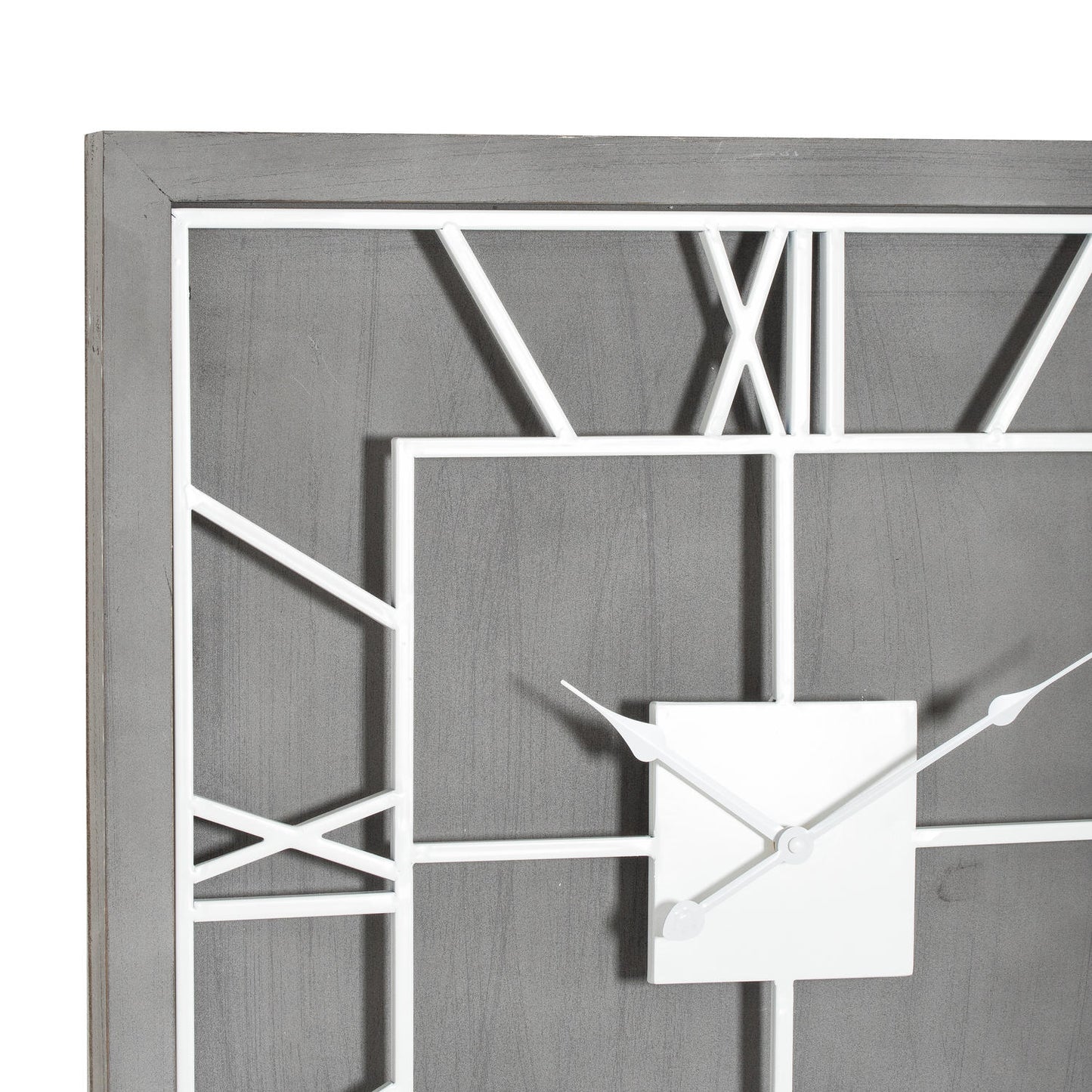 Norwood Grey Square Wall Clock