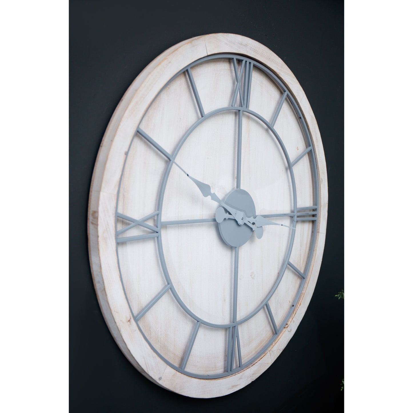 Norwood White Large Wall Clock