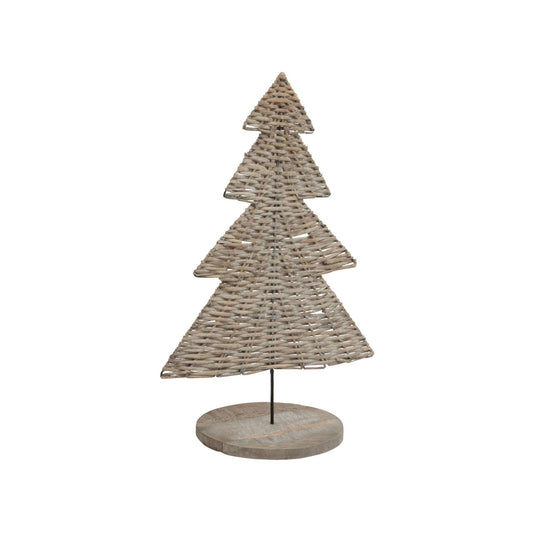 Wintertide Wicker Tree Ornament
