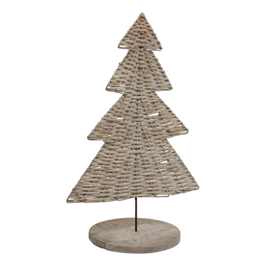 Wintertide Large Wicker Tree Ornament