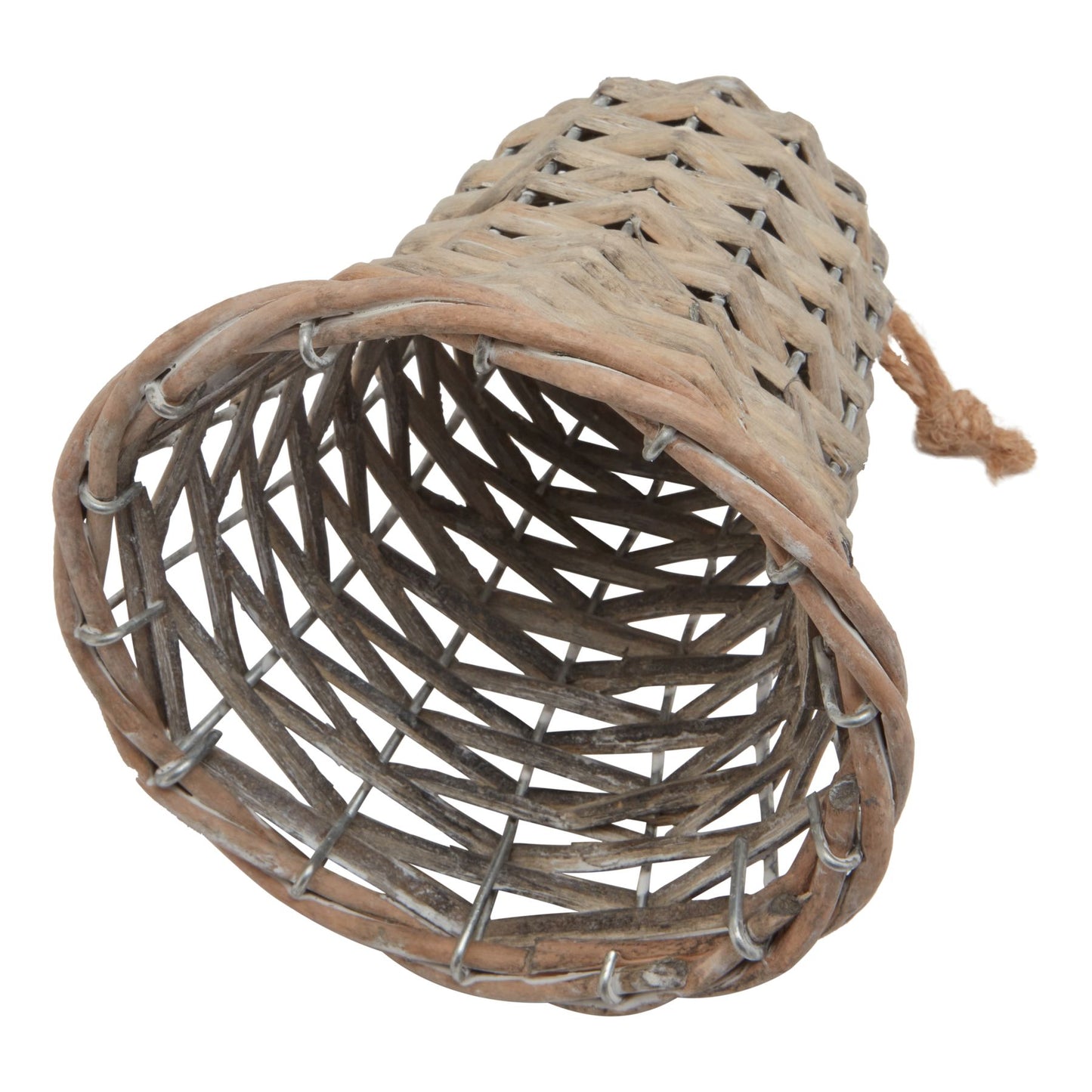 Wintertide Medium Wicker Bell Decoration