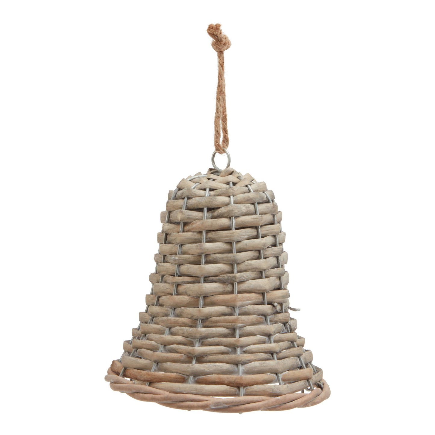 Wintertide Medium Wicker Bell Decoration