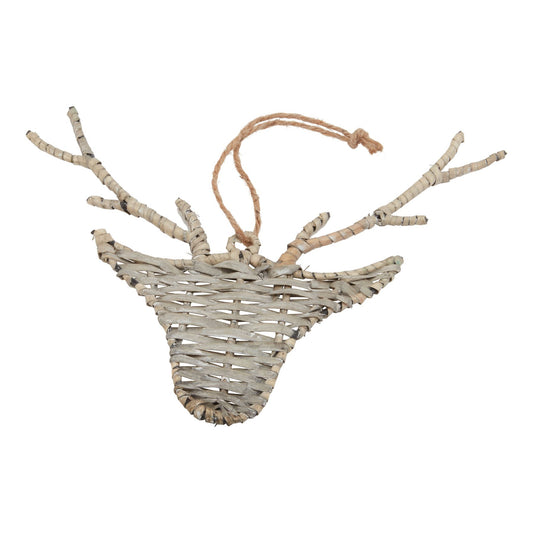 Wintertide Wicker Hanging Reindeer