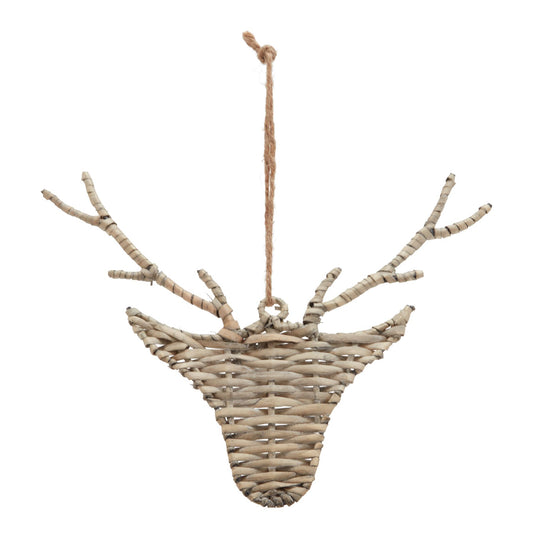 Wintertide Wicker Hanging Reindeer