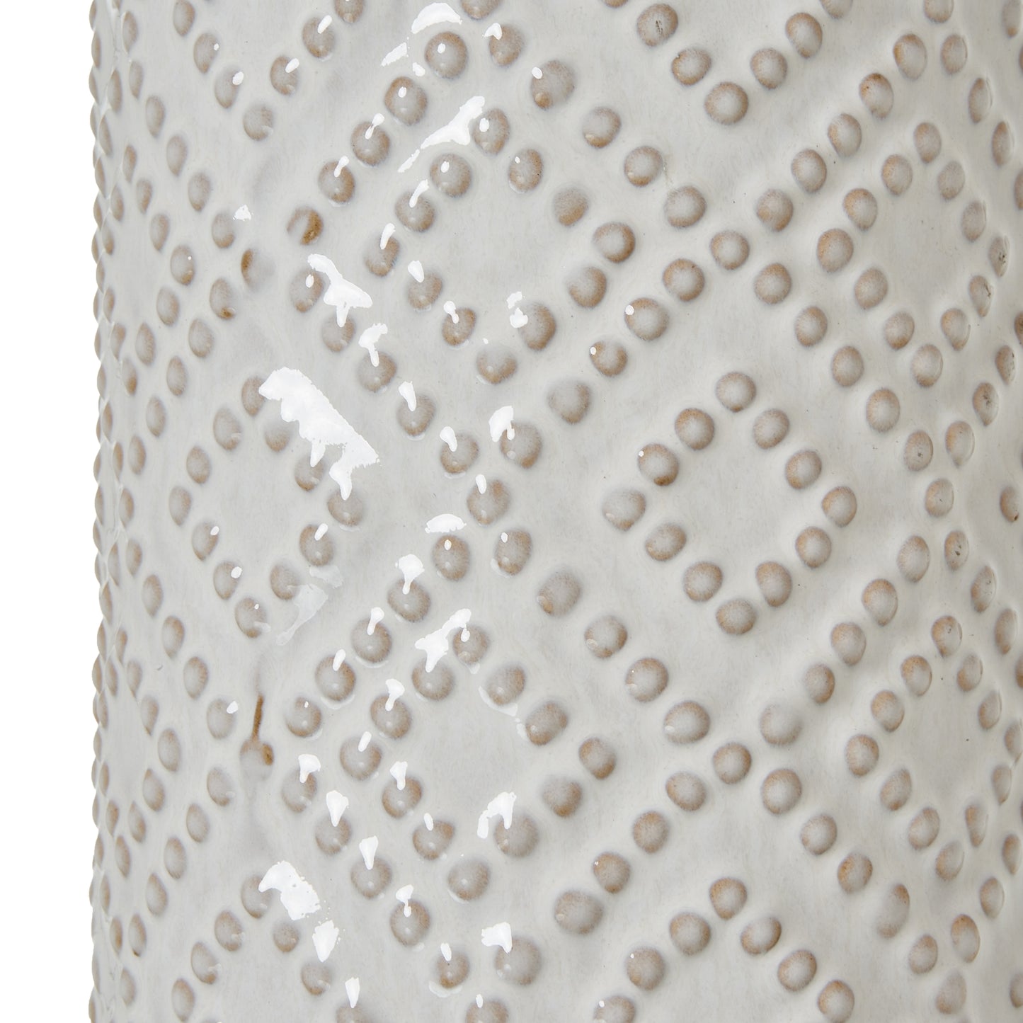 Novae Ceramic Lamp With Linen Shade