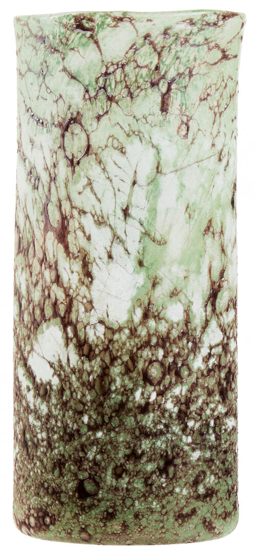 Lumeo Glass Marble Effect Vase - Small
