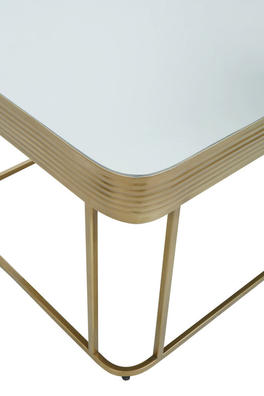 Mercer Coffee Table - Gold & Mirror