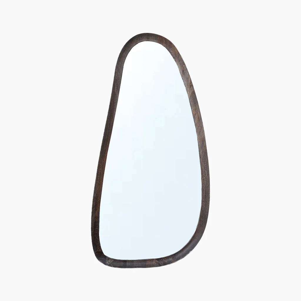 Rafael Curved Wooden Mirror