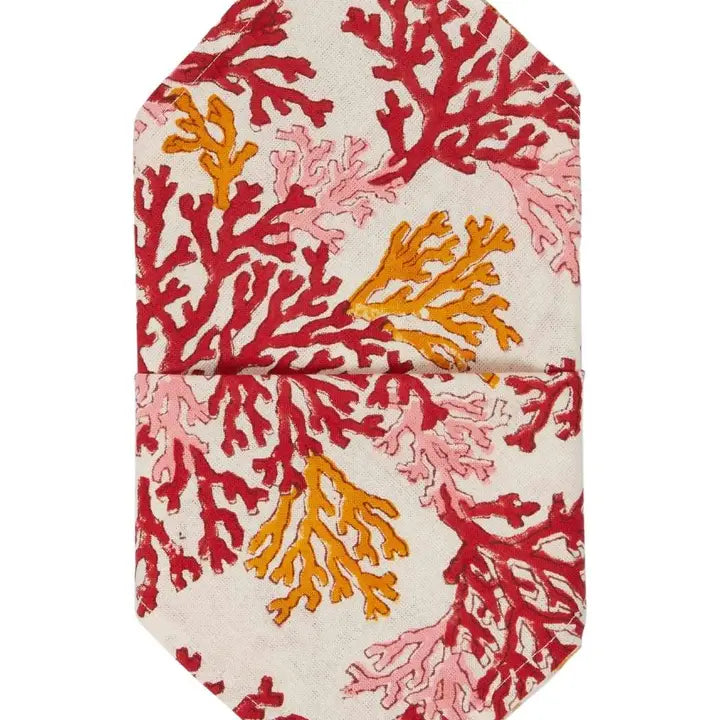 Rose Coral Table Napkin - Set of 4