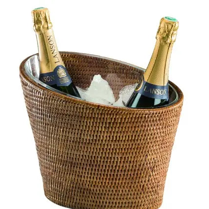 Clubbers Champagne Bucket Honey Rattan