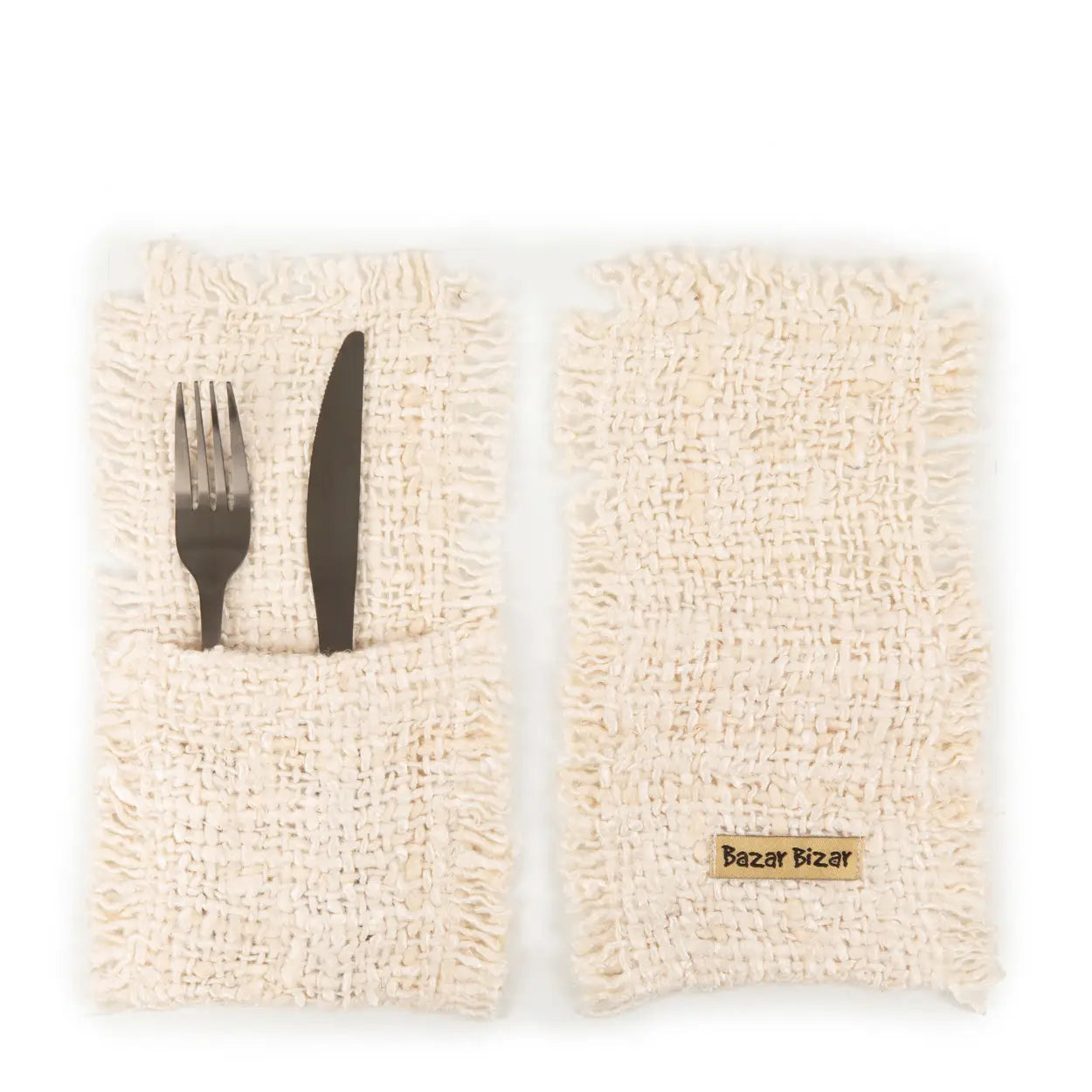 The Oh My Gee Cutlery Holder - Cream - Set of 4