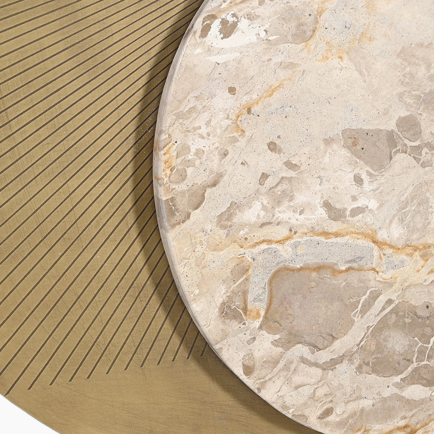 Rayen Iron Wall Panel With Marble Inlay (Set of 3)