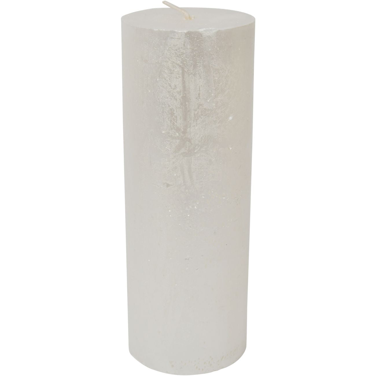 Serenity White Pillar Candle - 7x19cm