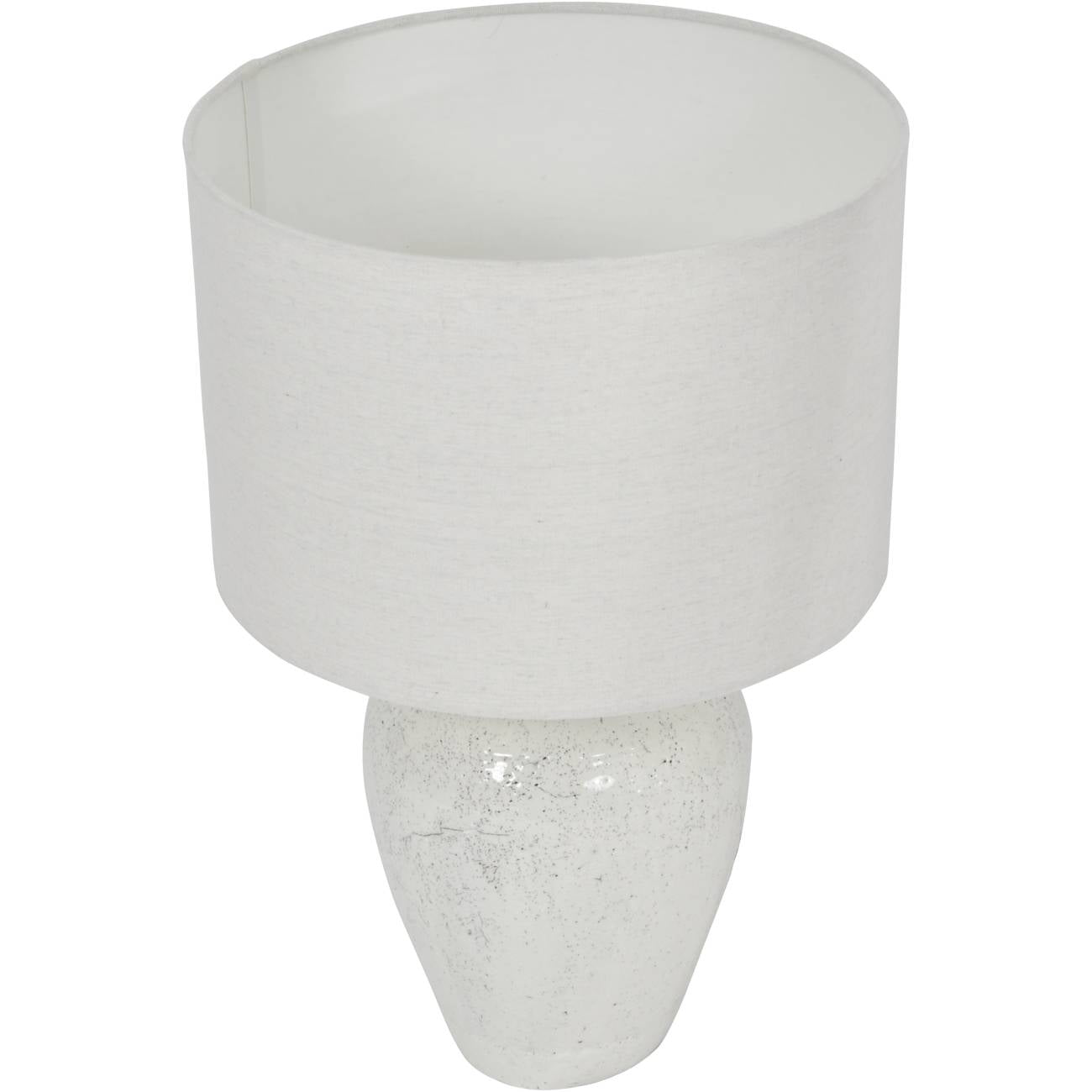 Quay White Speckle Table Lamp