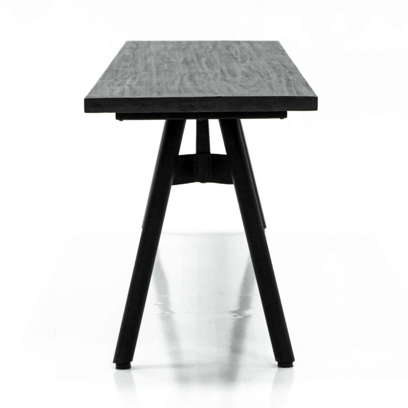 Portia Black Acacia Bench