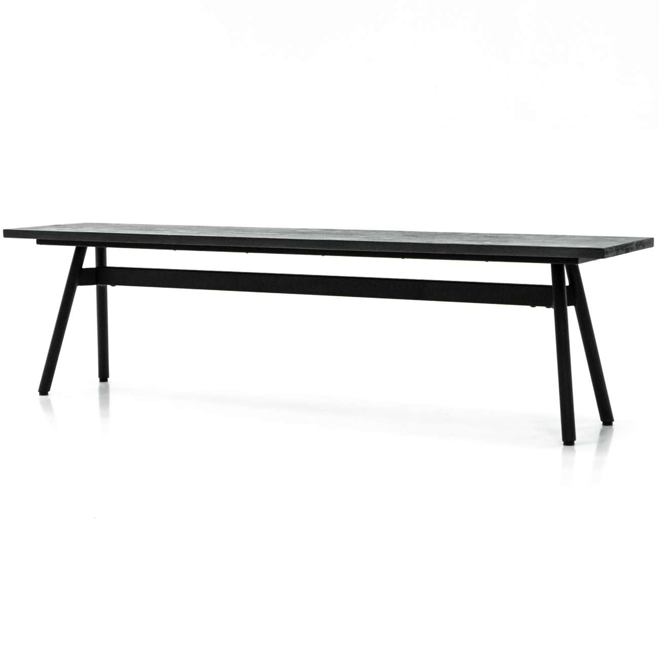 Portia Black Acacia Bench