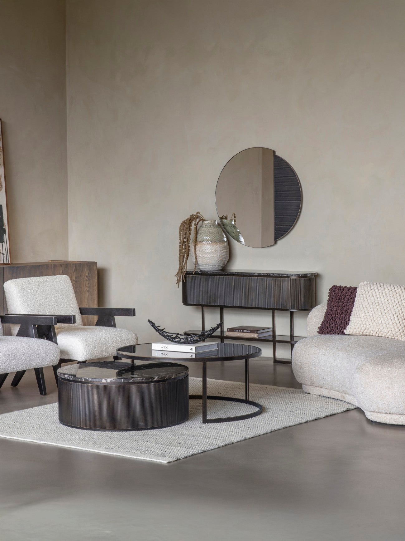 Montecito Black Set of 2 Nesting Coffee Tables