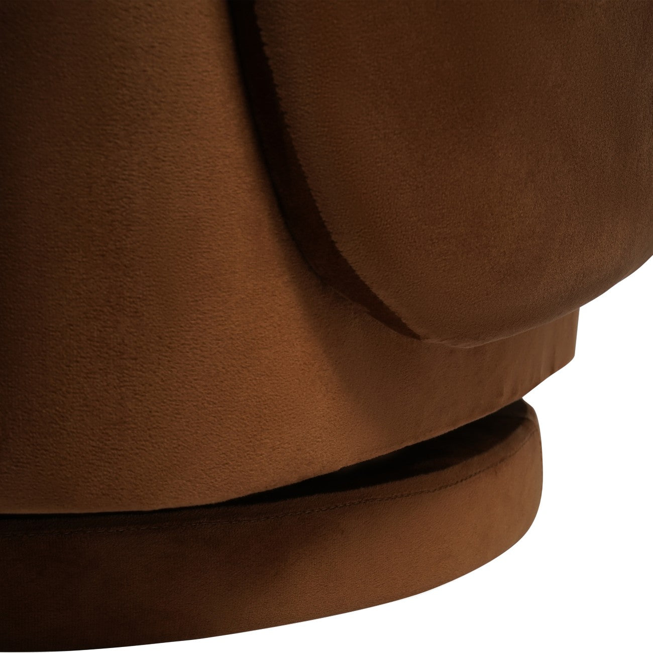 Robson Upholstered Swivel Chair Soft Caramel