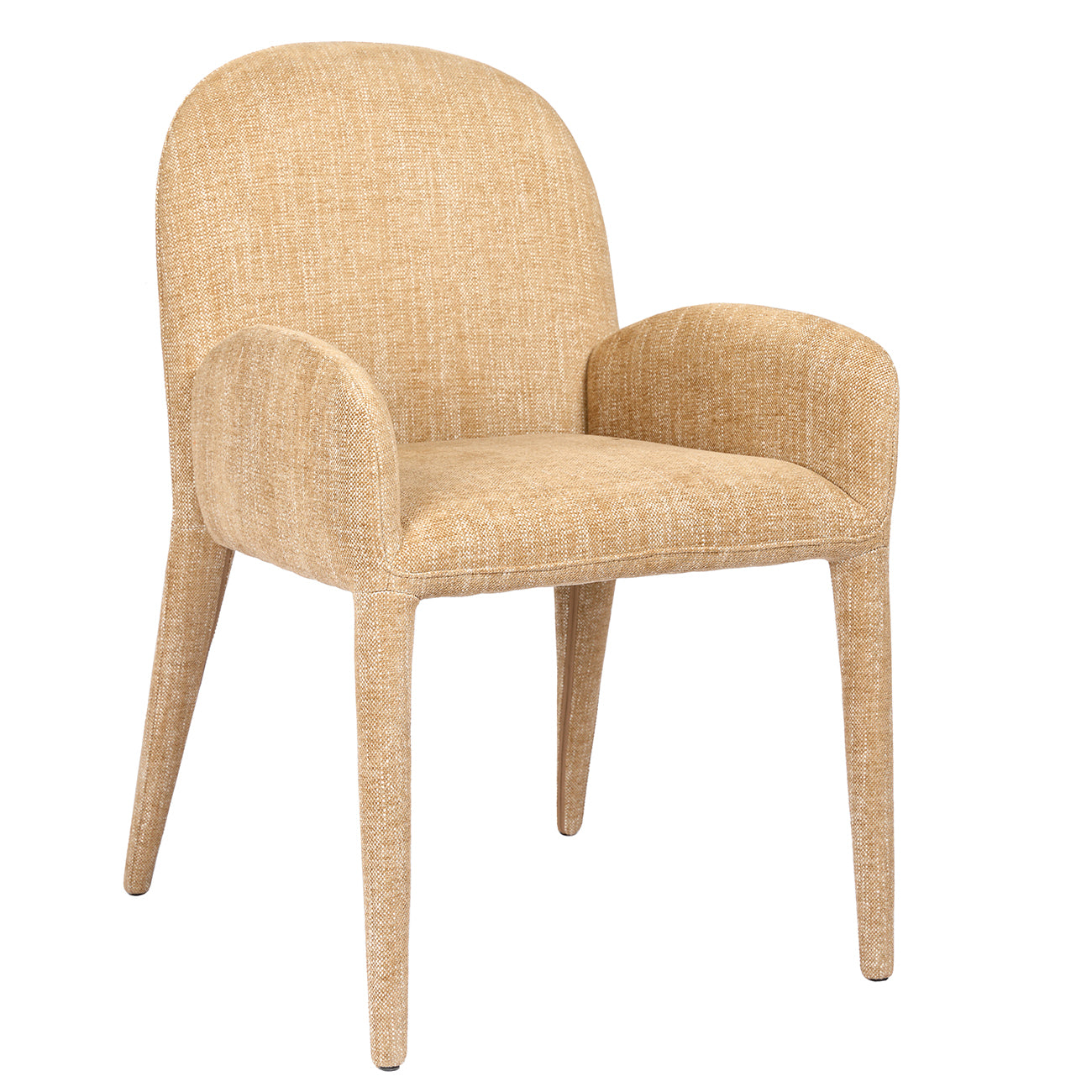 Oceana Upholstered Carver Dining Chair - Wheat