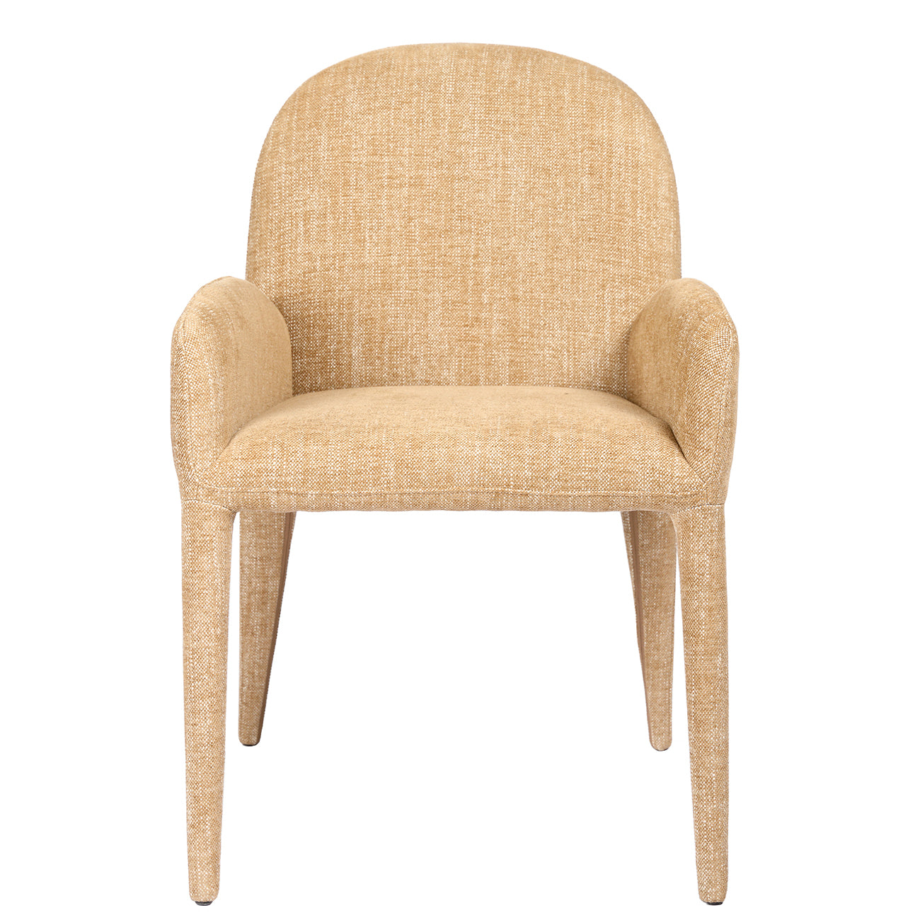Oceana Upholstered Carver Dining Chair - Wheat