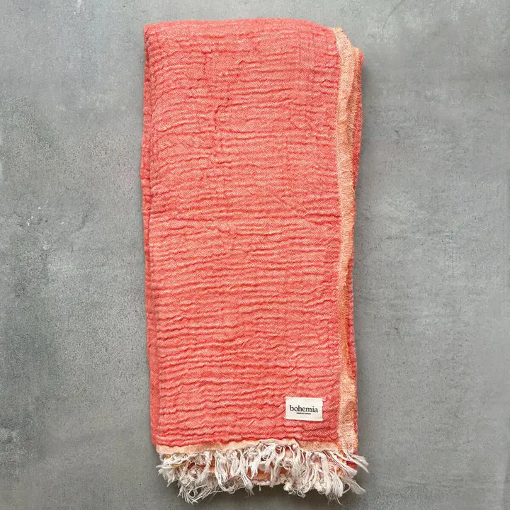 Samos Hammam Towel - Melon and Quince