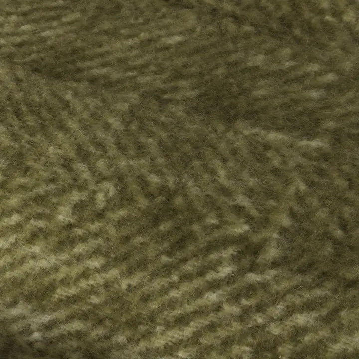 Rawton Ombre Throw Natural/Moss