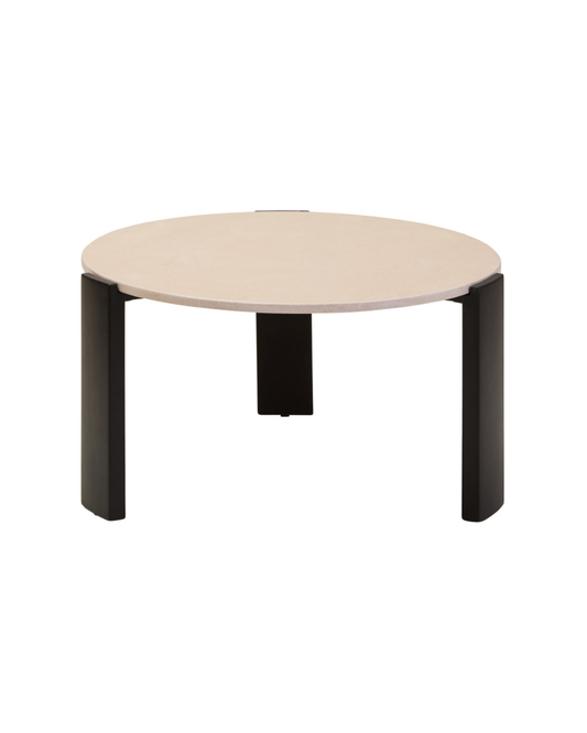 Palisades Coffee Table - Large - Cream Marble