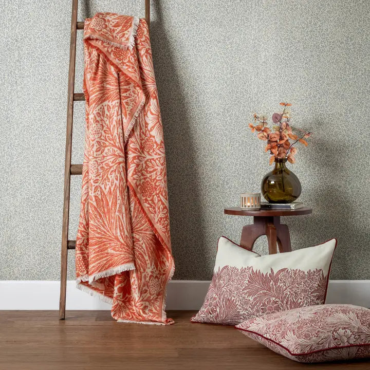 Marigold Jacquard Throw Russet