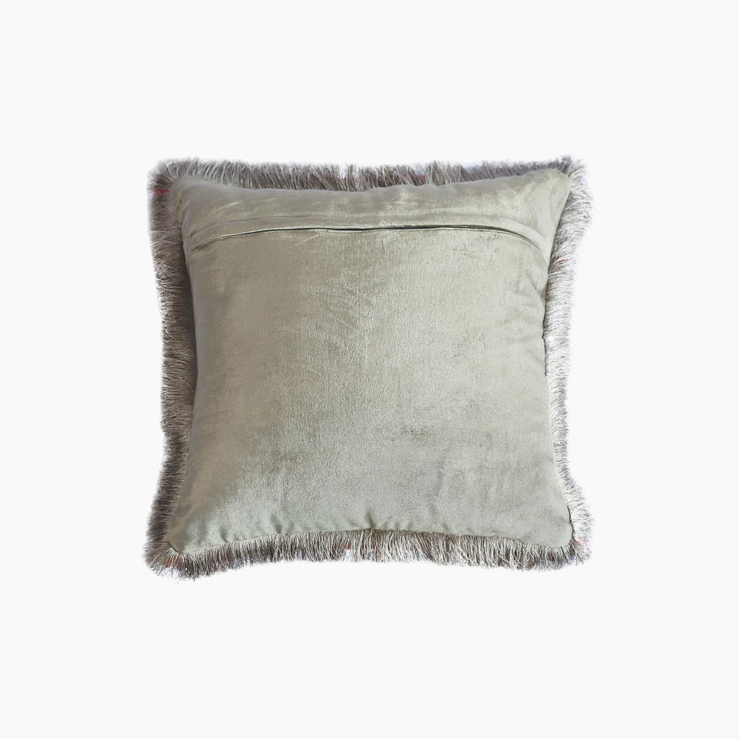 Olive Velvet Cushion