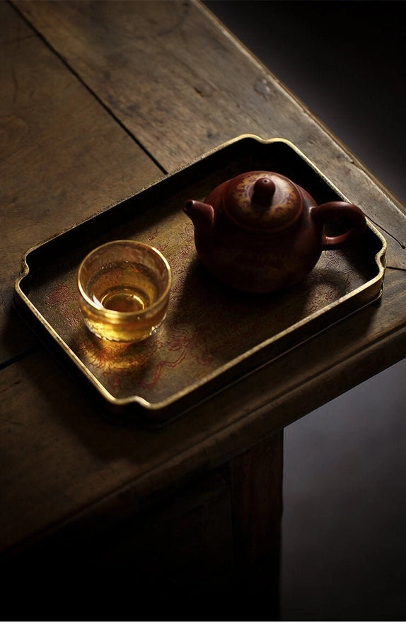 Gohobi Copper Serving Tray