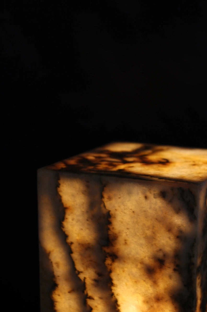 Onyx Side Table Pedestal - Hollow - No 11