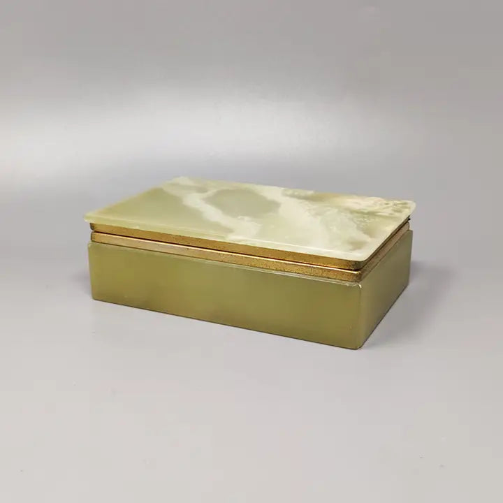 Italian Green Onyx Box