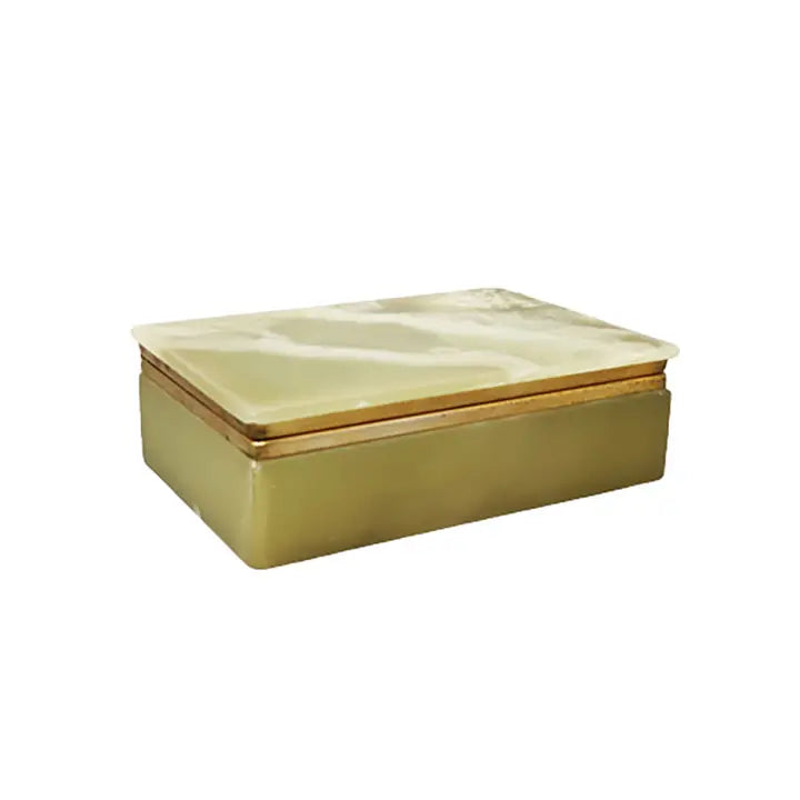 Italian Green Onyx Box