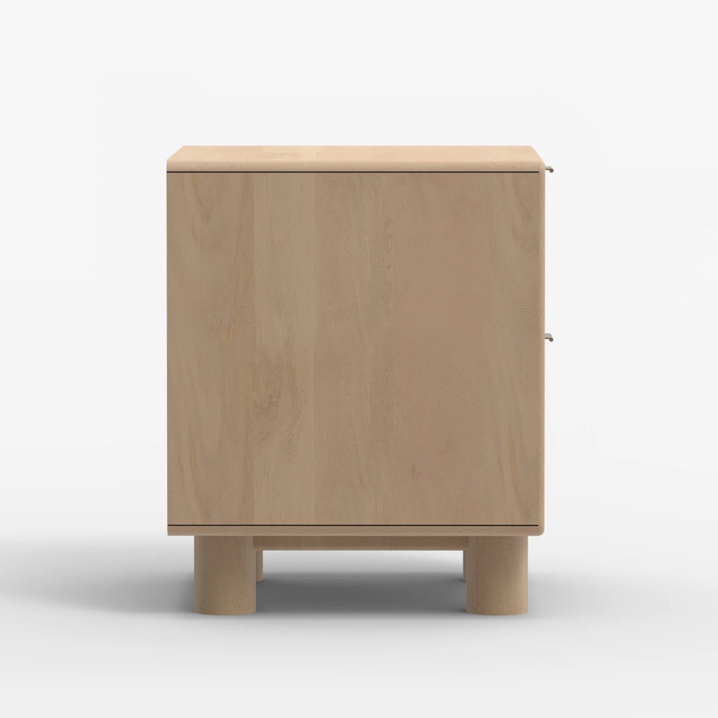 Urban Burl Two Drawer Side Table - Natural