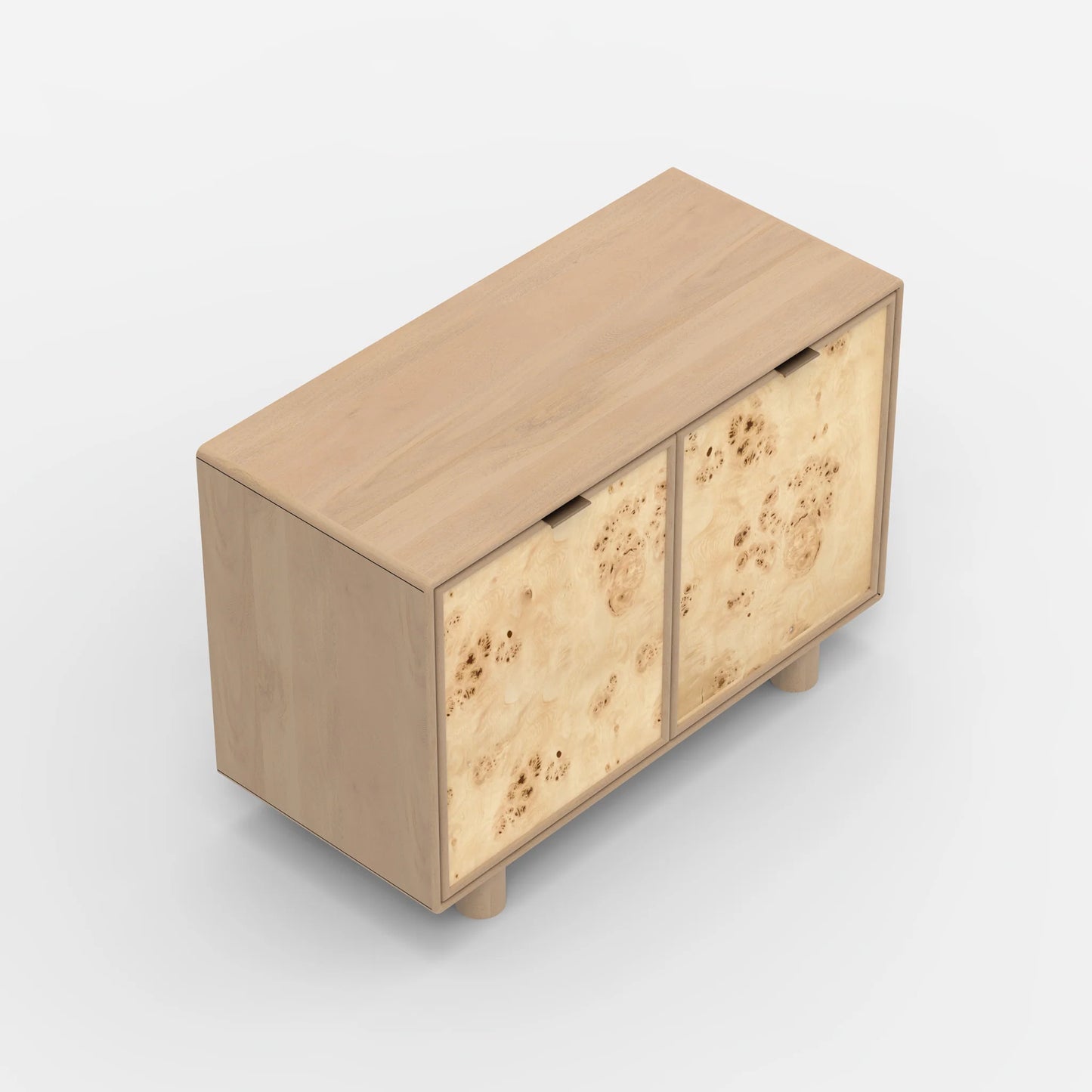 Urban Burl Two Door Cabinet - Natural