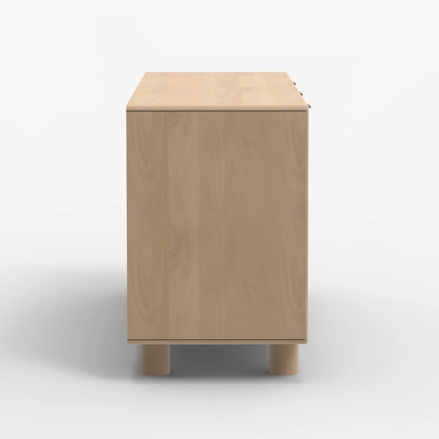 Urban Burl Three Door Cabinet - Natural
