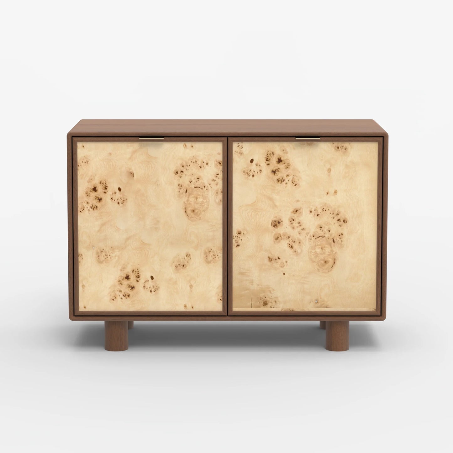 Urban Burl Two Door Cabinet - Walnut