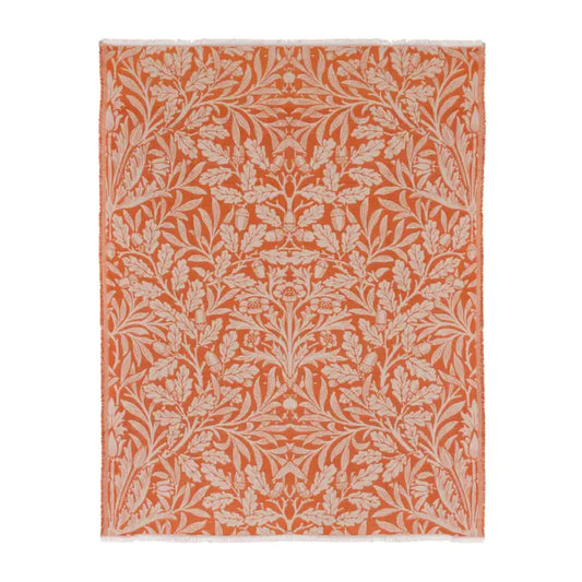 Acorn Tonal Jacquard Throw Brick