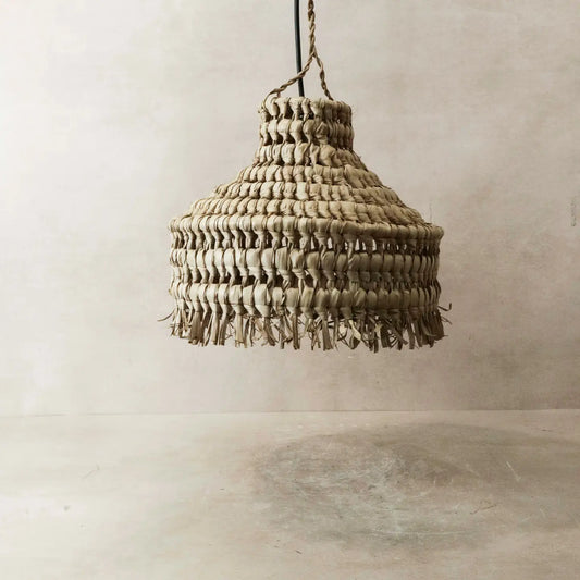 Handmade Palm Leaf Lamp Shade
