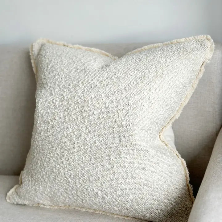 Sofia Cream Boucle Cushion Cover