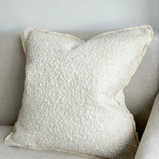 Sofia Cream Boucle Cushion Cover