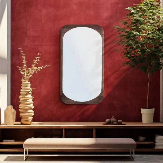 Naaz Carved Wooden Mirror