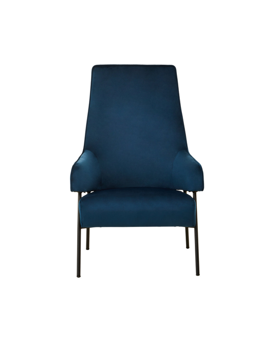Brea Chair - Blue Velvet