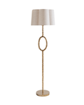 Sunwash Loop Floor Lamp – Aged Champagne & Ivory