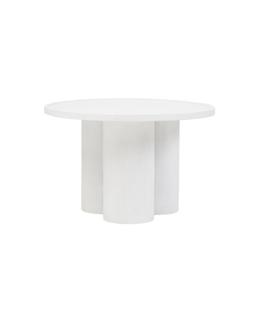 Baylor Mango Wood Coffee Table - White Wash